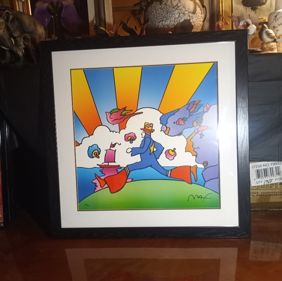 The Artist-one and only Peter Max presents " Cosmic Runner" - Picture 7 of 9
